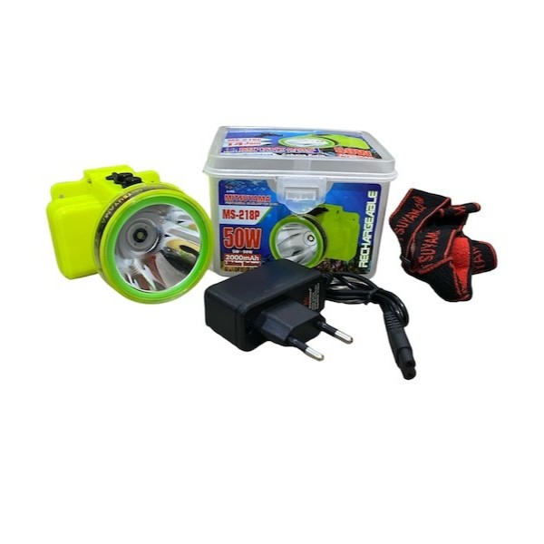 COD Senter Kepala Selam Diving MITSUYAMA MS-218P LED 50Watt Headlamp