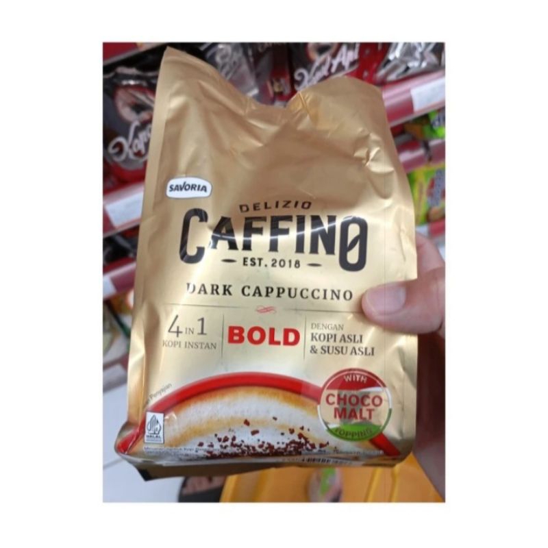 

CAFFINO DARK CAPPUCINO BOLD ISI 6 SACHET @25GR EXP MEI 2026