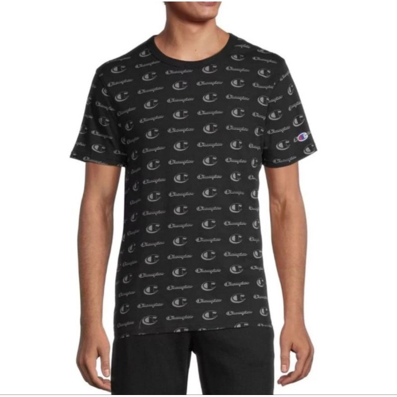 Kaos Pria Champion Full Print Tshirt Original