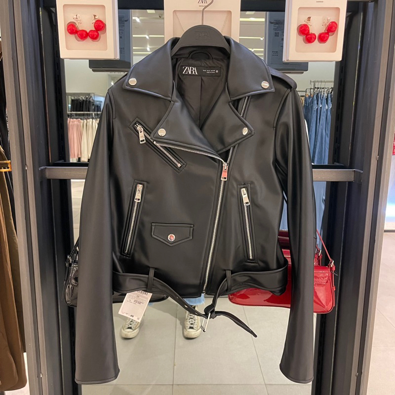 Jaket Leather ZARA Woman Jastip (jasa titip)