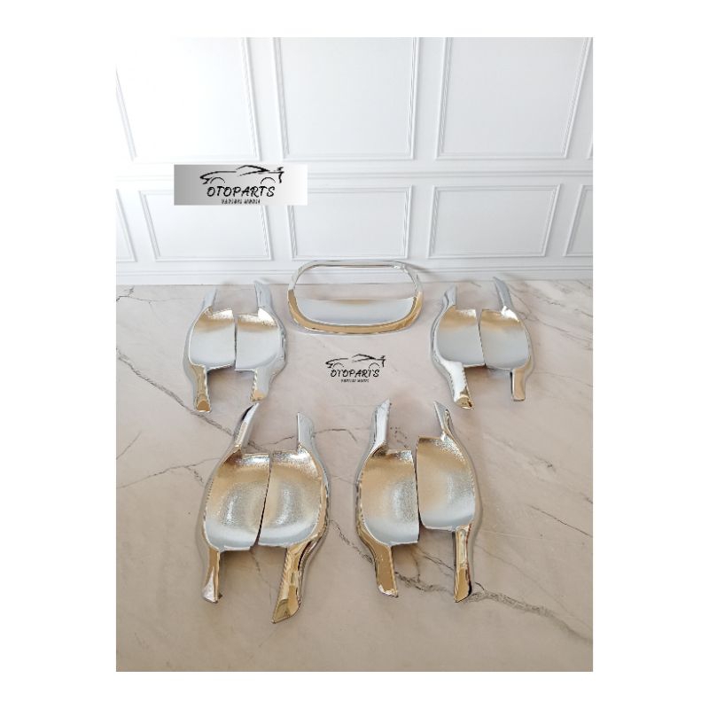 COVER OUTER MANGKOK PINTU MOBIL TERIOS TAHUN 2007-2014 WARNA CROM