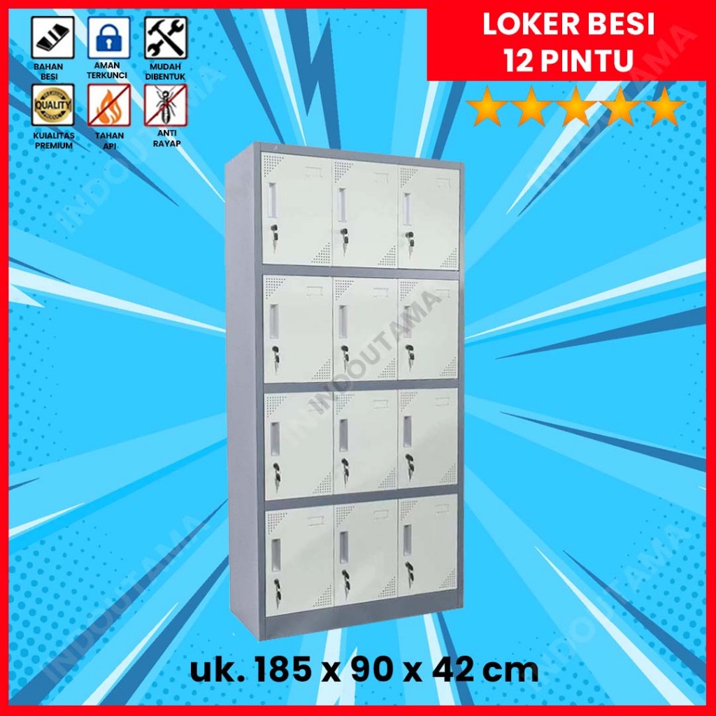 Loker Besi 12 Pintu - IMPORTA