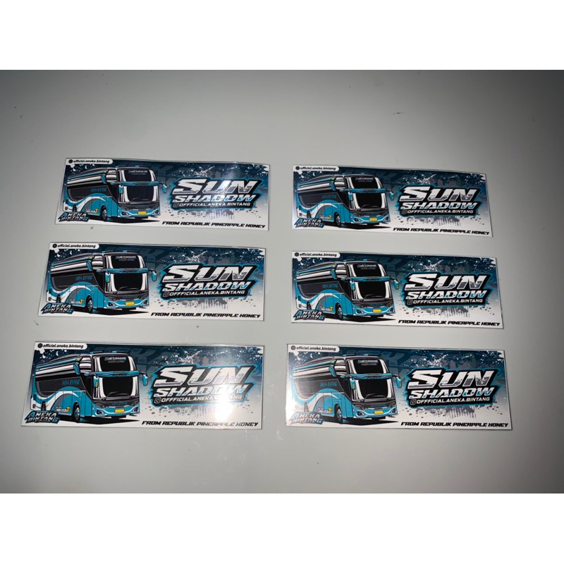 

STIKER SUNSHADOW NEW