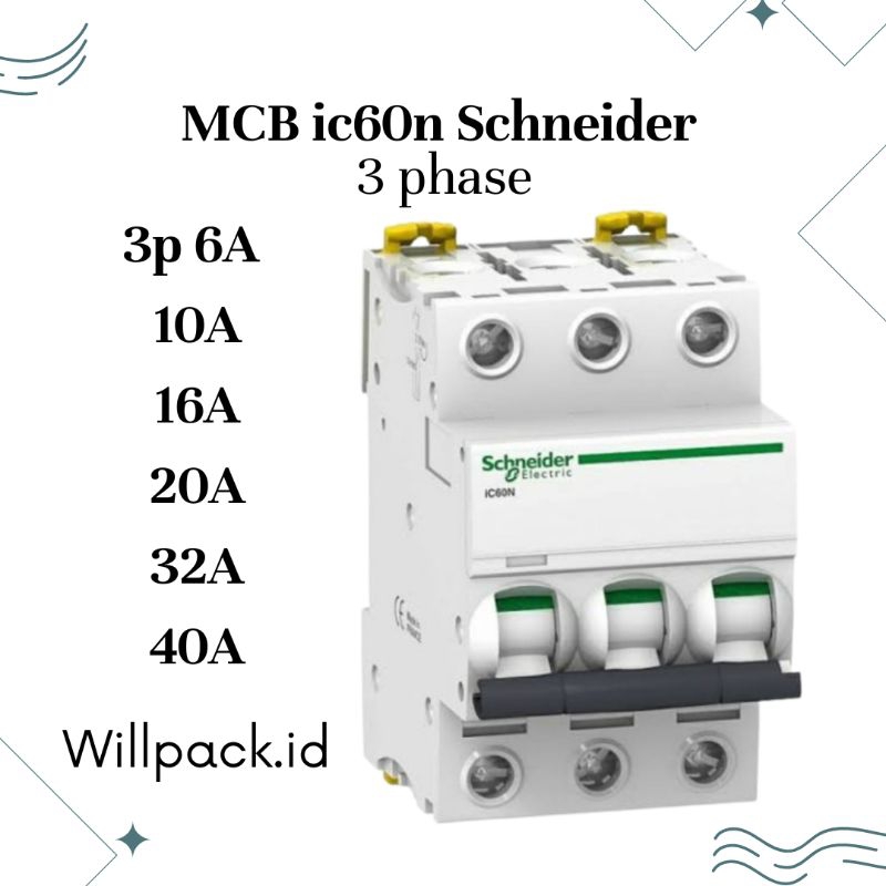 MCB ic60n Schneider 3p original