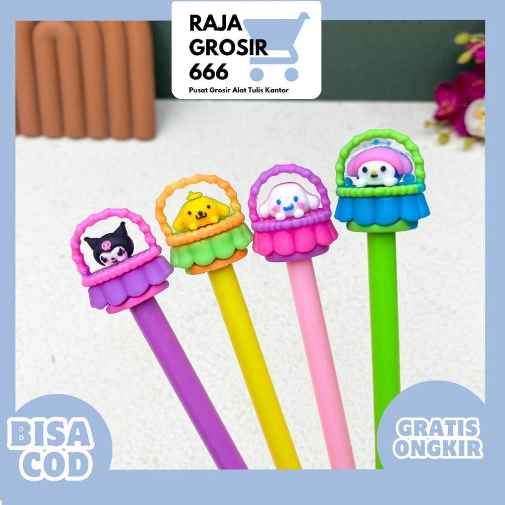 

PULPEN GEL KERANJANG SANRIO PGK-1546 PENA KUROMI CINAMOROLL LUCU IMUT KADO UNIK KOREA AESTHETIC COD