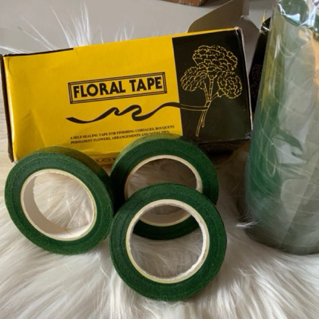 

[1 ROLL] FLORAL TAPE SELOTIP BUNGA LEBAR 1.2 CM