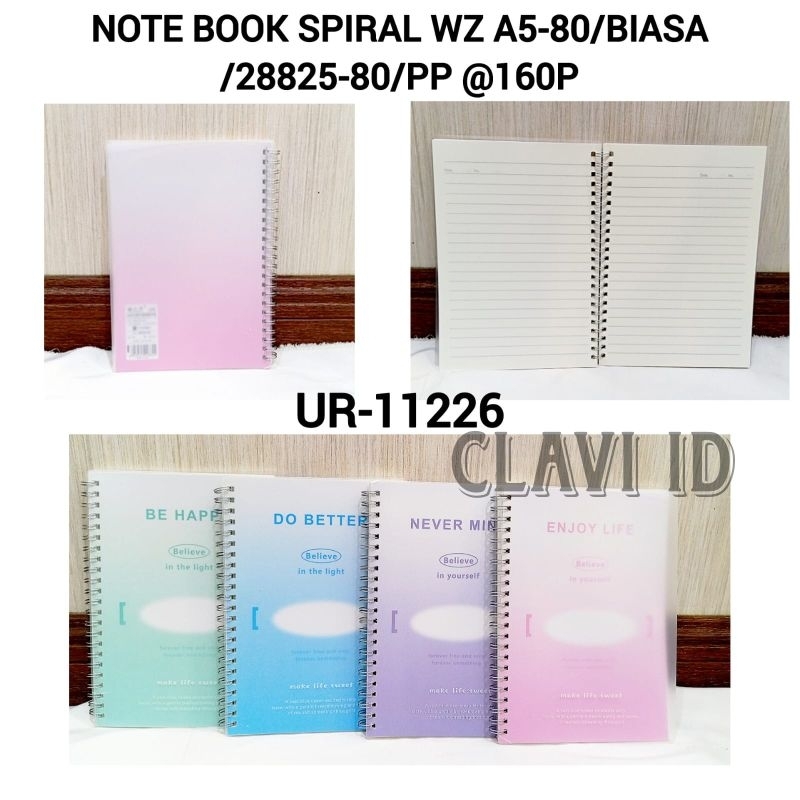 11226/NOTEBOOK SPIRAL A5 FANCY/BUKU NOTES SPIRAL A5