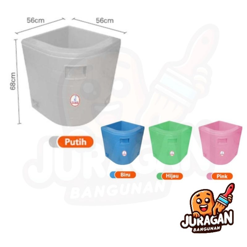 JERAPAH Bak Mandi | Bak Plastik Tebal | Bak Air 120L