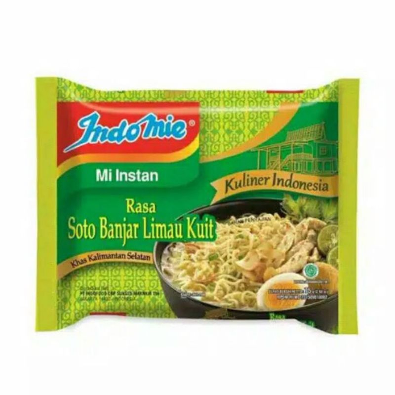 

Indomie kuah Soto Banjar Limau Kuit khas kalimantan selatan