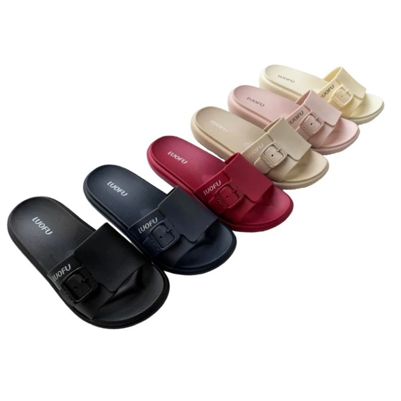 LUOFU ORIGINAL Sandal slop wanita import Sandal luofu wanita murah size 36-40