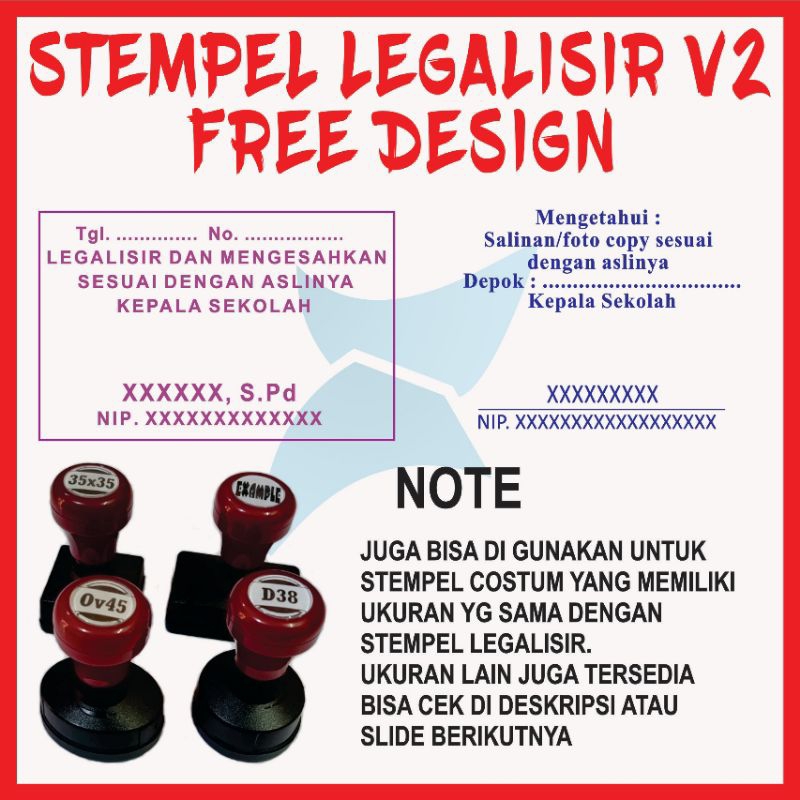 

Stempel Legalisir / Stempel / Stempel Otomatis / Stempel Costum / Stempel Nama / Stempel Warna