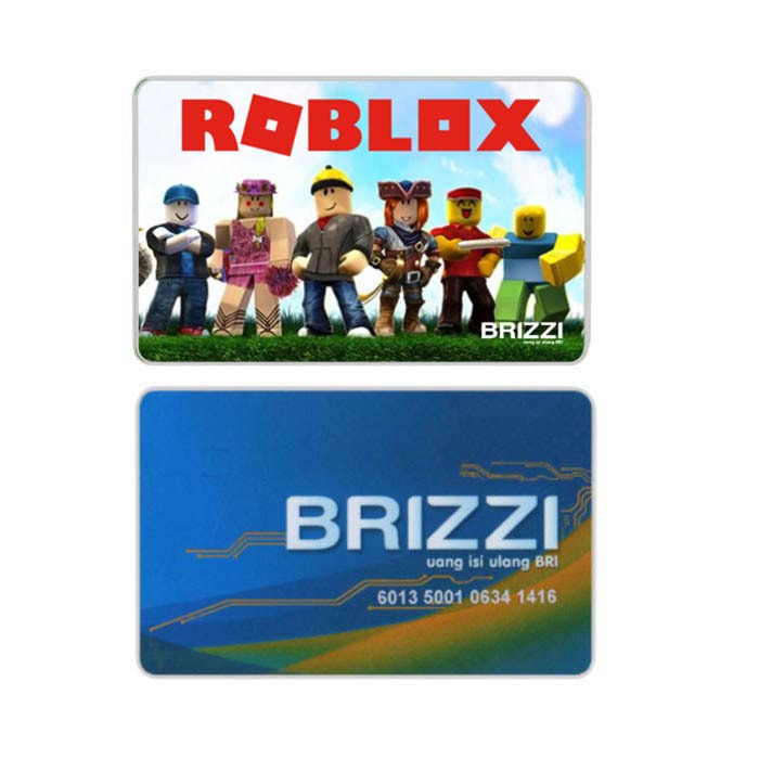 Kartu Roblox E-Money BRIZZI BRI Custom