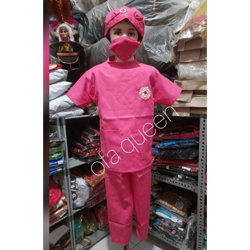 baju dokter bedah anak TK, SD