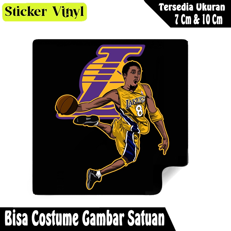 

Radit667 Stiker Sticker Pemain Basket Kobe Bryant Dunk Bahan Vynil Tahan Air Bisa Custom Gambar