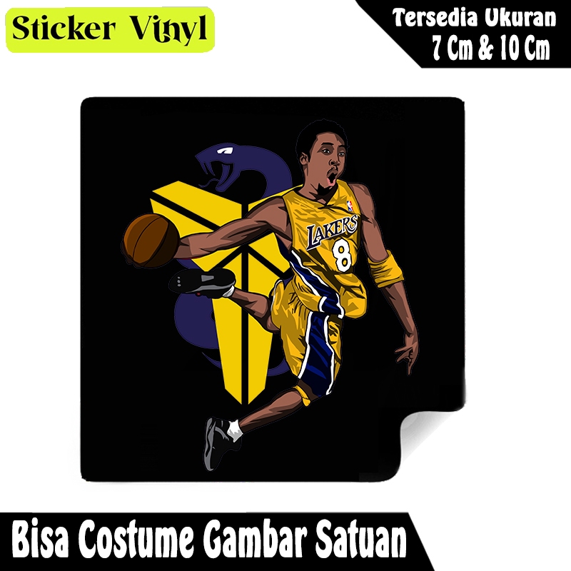 

Radit667 Stiker Sticker Pemain Basket Kobe Bryant Dunk Snake Bahan Vynil Tahan Air Bisa Custom Gambar