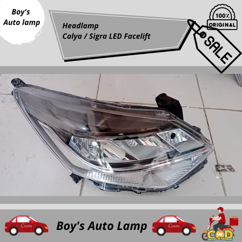 Headlamp Lampu Depan Calya / Sigra Led Facelift Original