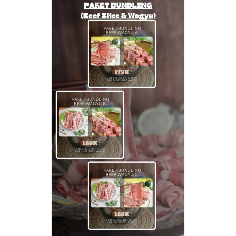 

Paket Bundling Beef wagyu