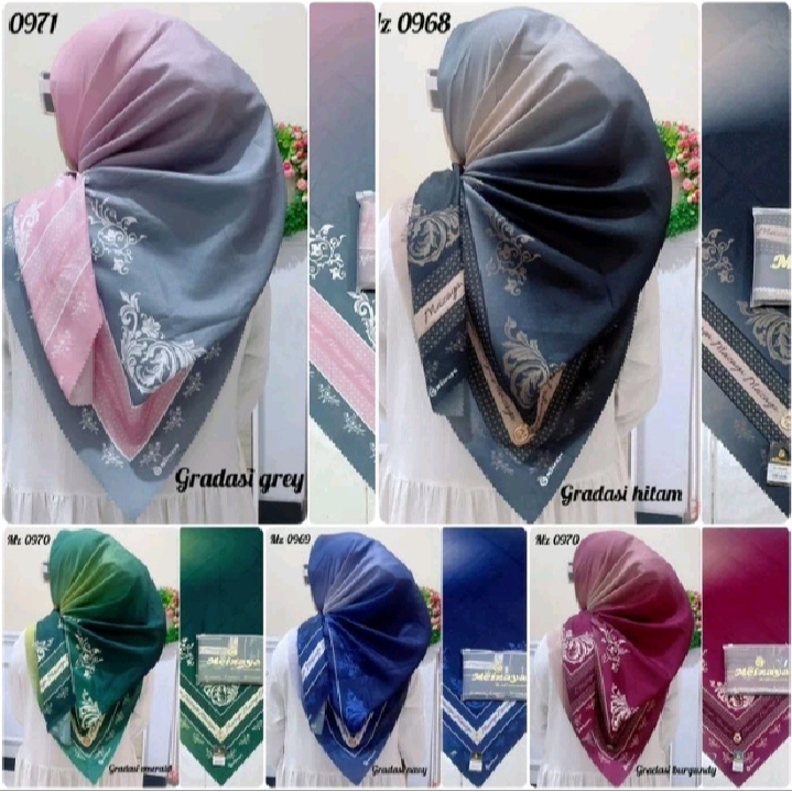 Hijab segi empat meizaya