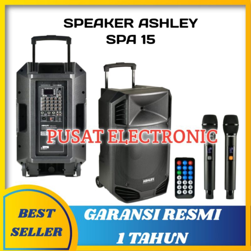 Speaker Portable Ashley Spa 15 Original Speaker Ashley 15inch Garansi resmi