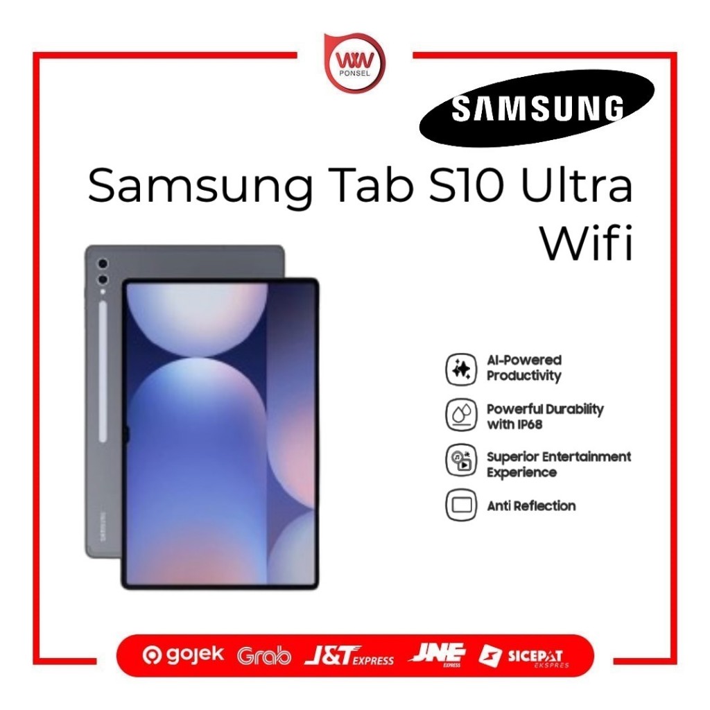 Tablet Samsung S10 Ultra Wifi Ram 12GB Internal 256GB Garansi Resmi