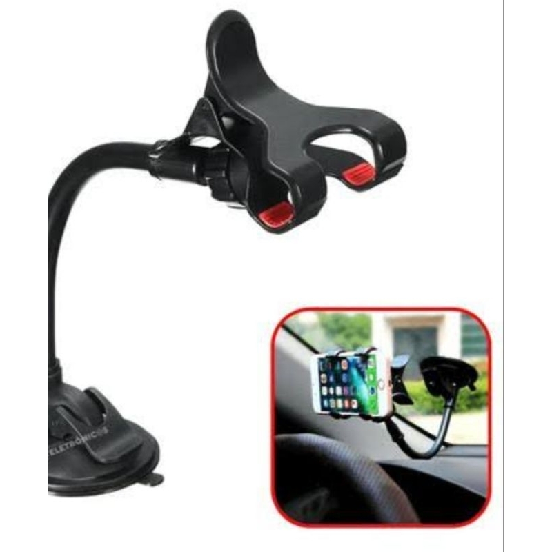 soft holder hp,penjepit hp ditempelin ke kaca mobil /penjepit hp