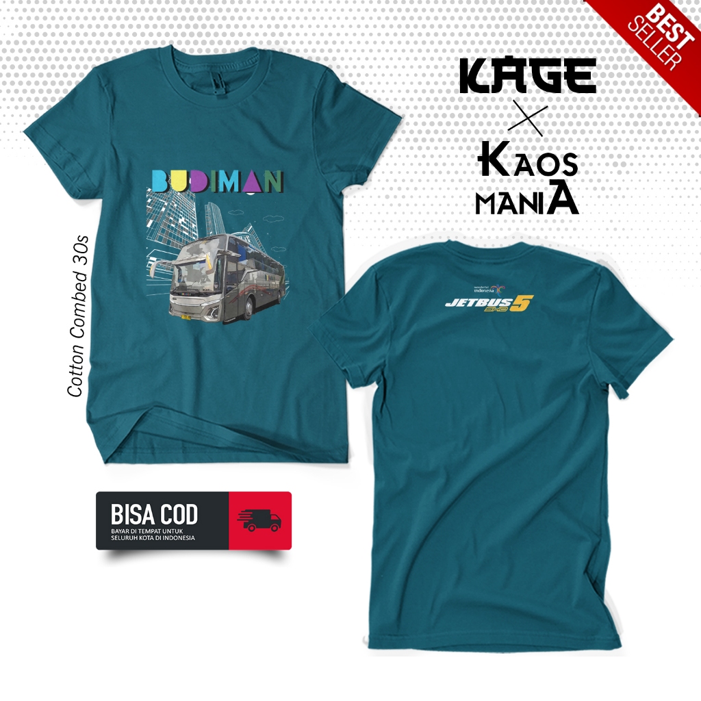 Kaos BUDIMAN JETBUS 5 Adiputro Bus Pariwisata KAOS KAGE
