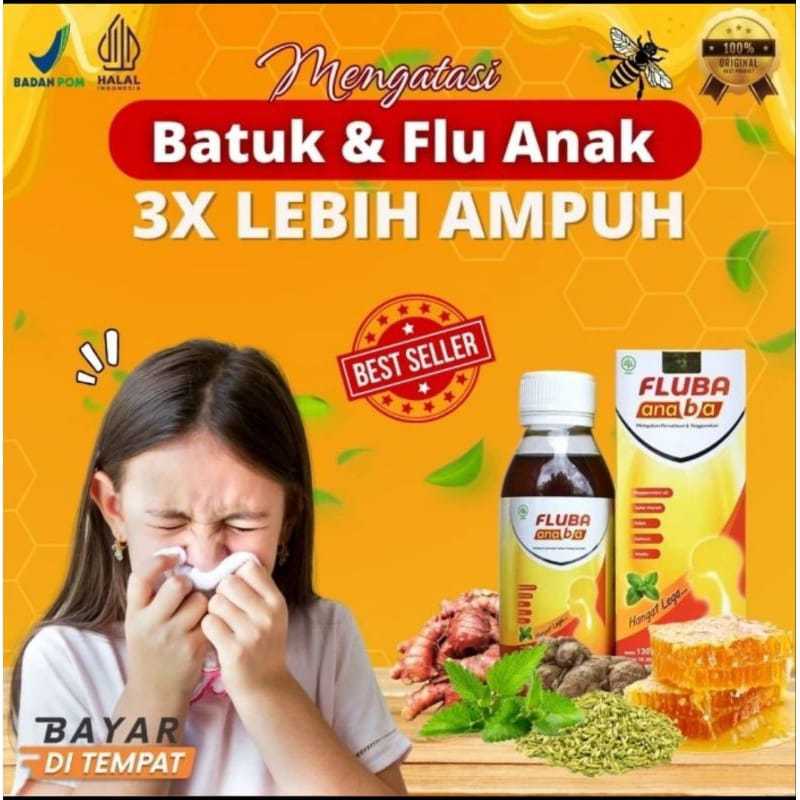 

FLUBA ANABA 130ml - Madu Batuk & Flu Untuk Anak & Dewasa