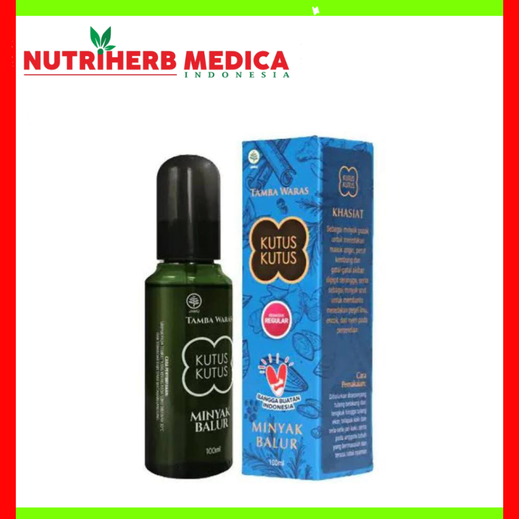 Minyak Kutus Kutus Original Tamba Waras Asli Bali Kutus-Kutus Minyak Bali 100ML Obat Herbal Minyak K