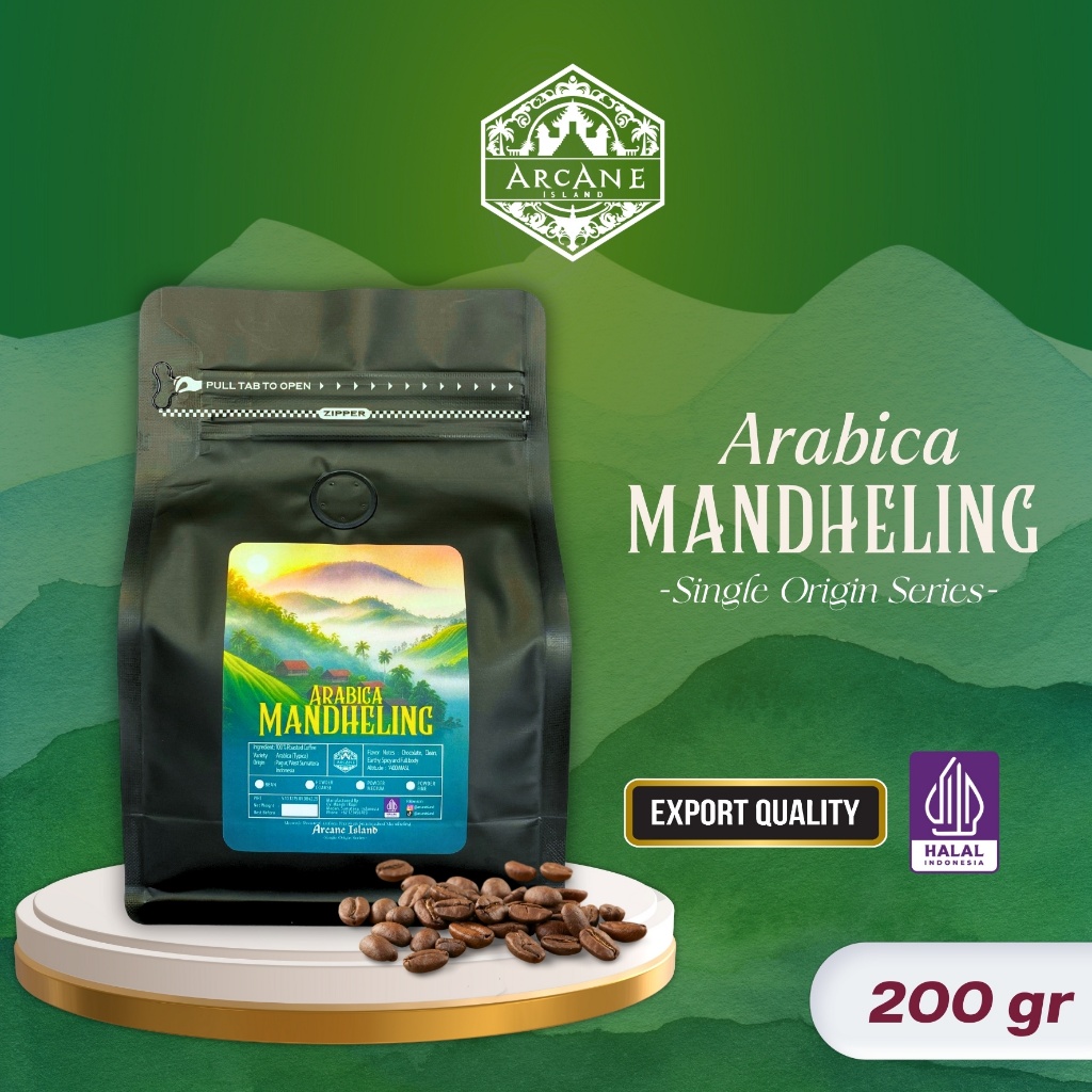 

Arabica Mandheling - Semi Washed | Single Origin Series | Arcane Island