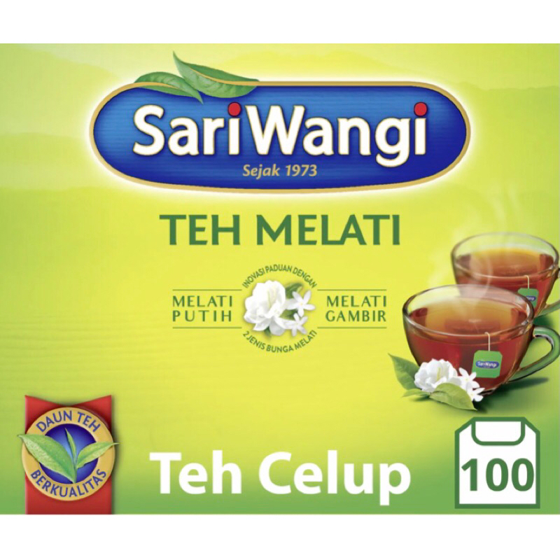 

TEH SARIWANGI MELATI KEMASAN SACHET (1 RENCENG ISI 12PCS)