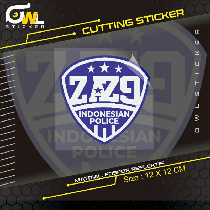 STICKER MOTOR STICKER MOBIL LOGO ZAZG