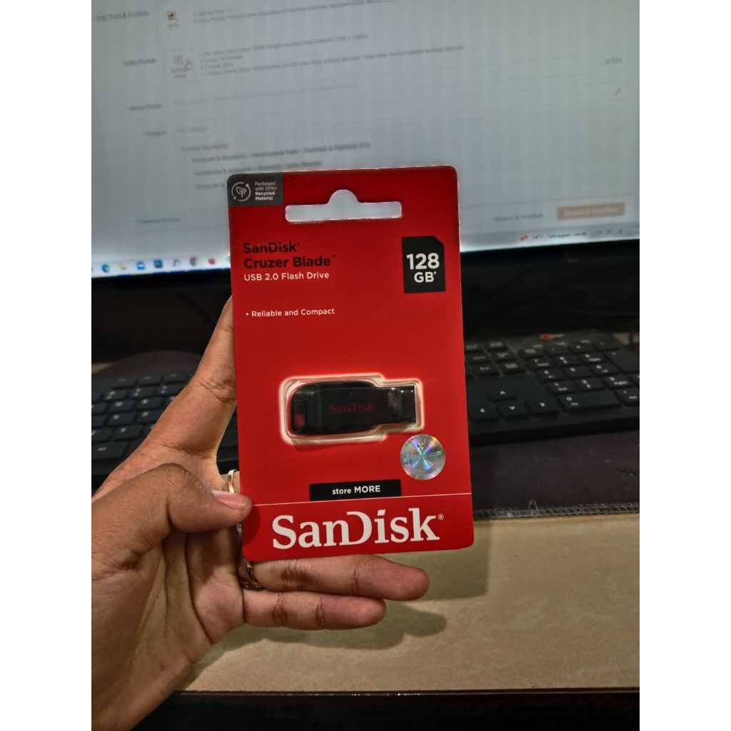 flashdisk sandisk 128gb original resmi