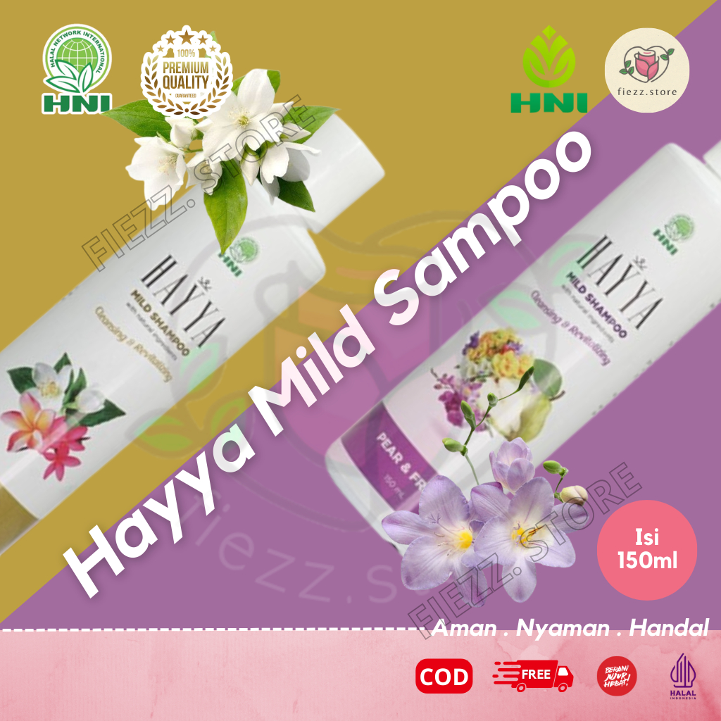 SHAMPOO / HAYYA MILD SHAMPOO / HNI / HPAI / HALAL / ORIGINAL / SAMPO