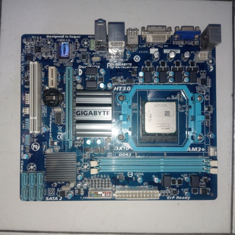 Motherboard Gigabyte AM3+ l Processor AMD FX6300