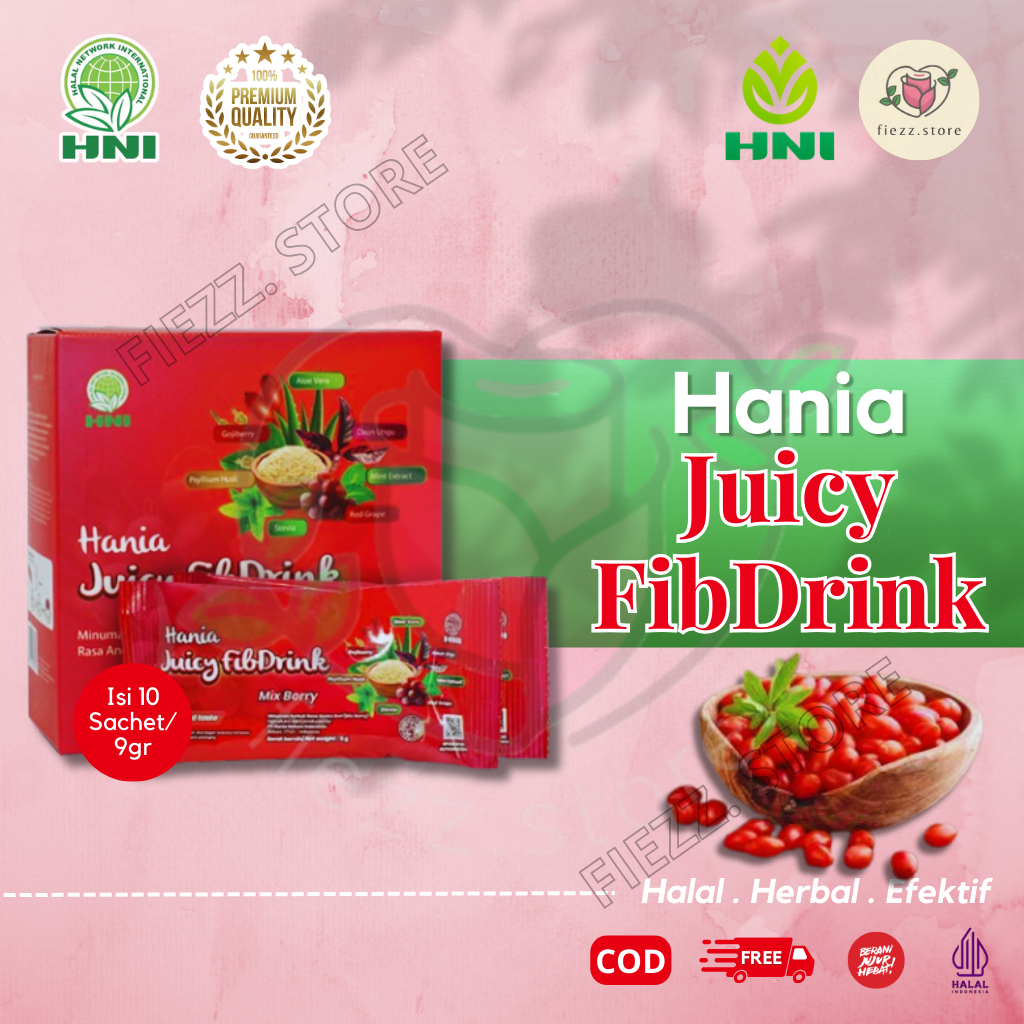 

Hania Juicy Fibdrink Mixberry HNI HPAI