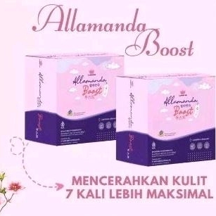 Gluta alamanda boost minuman collagen rasa blueberry