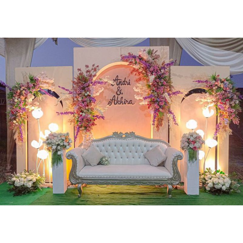 backdrop pelaminan/backdrop wedding/backdrop pernikahan/backdrop/backdrop lamaran