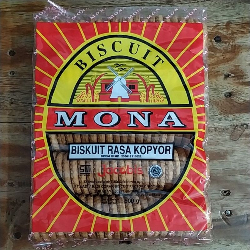 Biskuit Mona Rasa Kopyor Jacobis 500gr