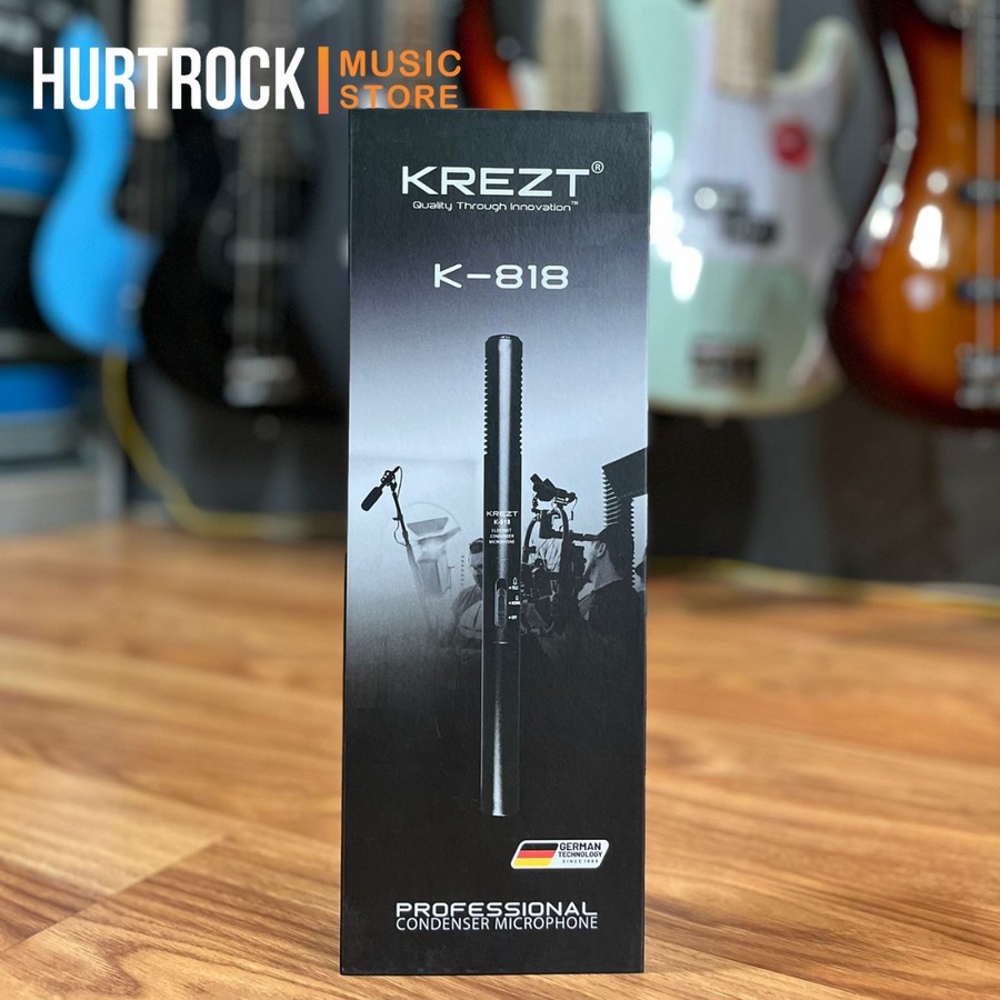 Krezt K-818 Mic Krezt K818 Condenser Microphone Mic Condensor Shotgun
