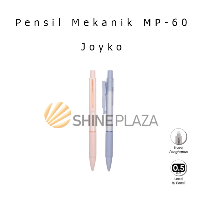 

Pensil Mekanik Joyko MP-60 0.5mm - Mechanical Pencil Joyko 0,5 mm