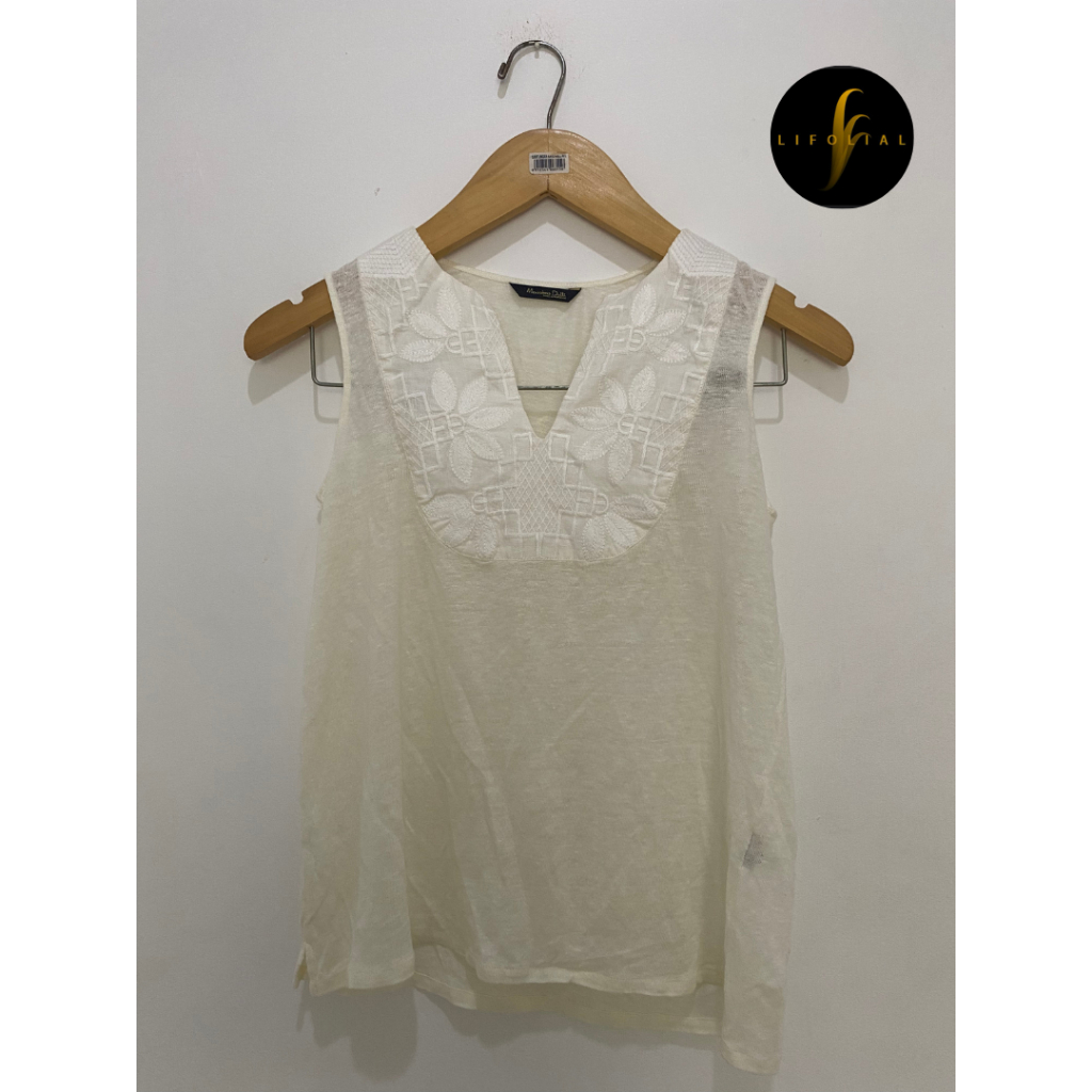 White Top - Size XS - Massimo Dutti [SECOND]