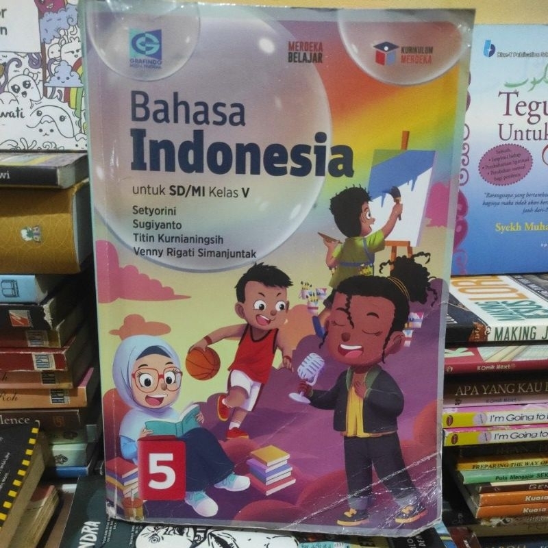 Buku Bahasa Indonesia - SD/MI Kelas 5/V Kurikulum Merdeka - Grasindo Original