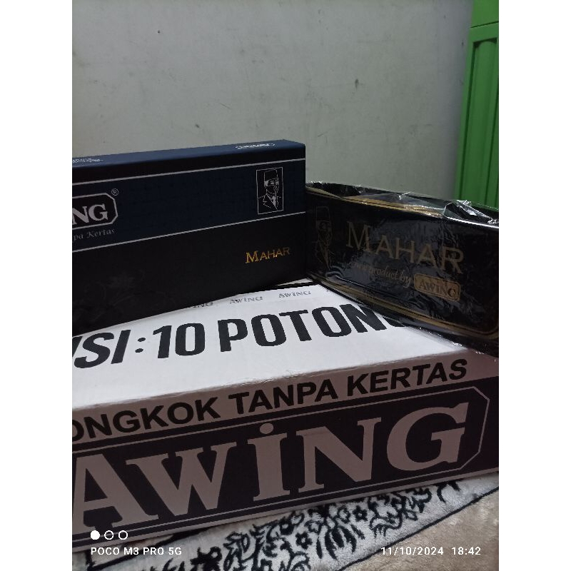 songkok hitam awing MAHAR