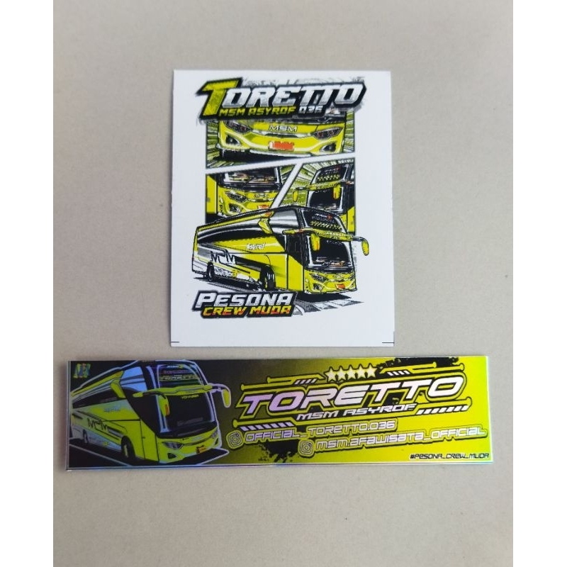 

stiker paket toreto 2 pcs