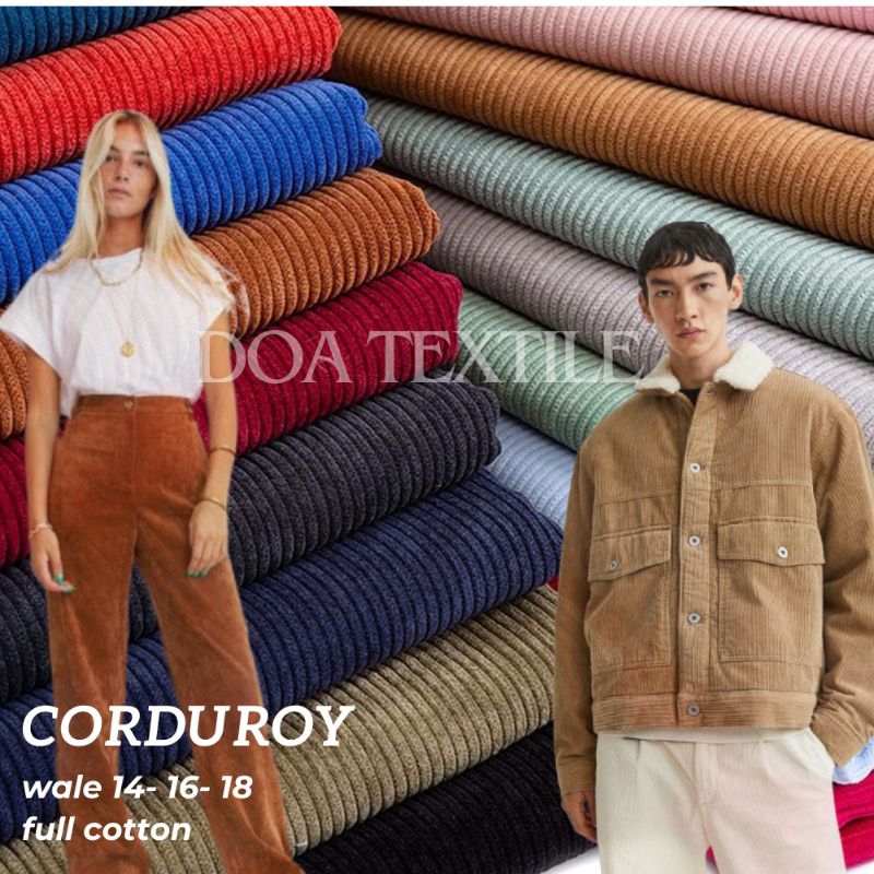 Kain katun Corduroy - kain Corduroy