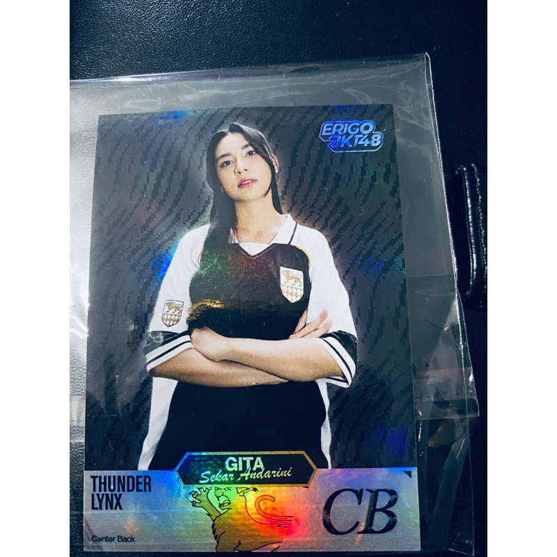 Photocard PC Panini card Jersey Erigo X JKT48 Gita