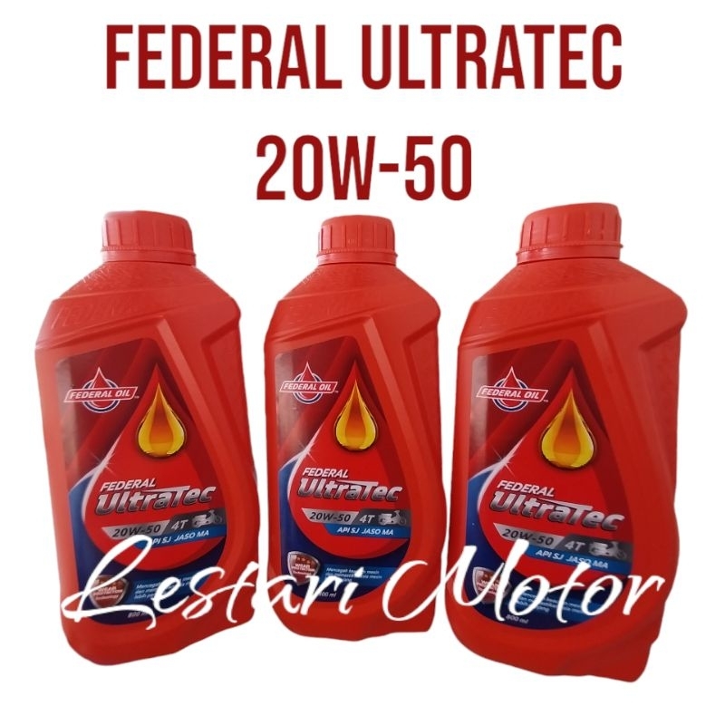 Oli Federal Ultratec Sepeda Motor Non Matic 20W-50