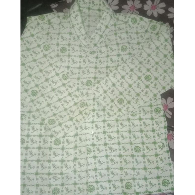 Seragam batik TPQ Jawa Tengah preloved.