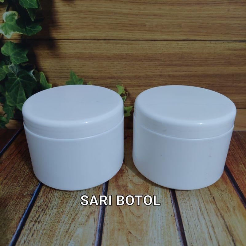 POT LULUR 500GR/POT LULUR 500ML PUTIH/POT BODY SCRUB 500 GRAM PUTIH