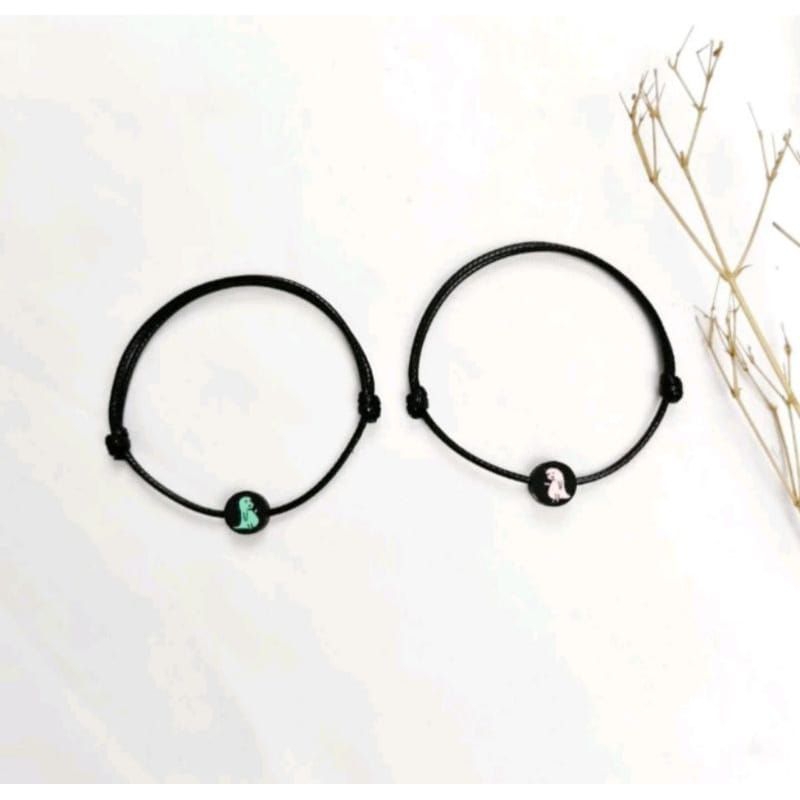 gelang couple dino / gelang couple viral / gelang couple bestie